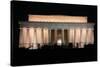 Abraham Lincoln Monument at Night, Washington DC-Zigi-Stretched Canvas