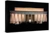Abraham Lincoln Monument at Night, Washington DC-Zigi-Stretched Canvas