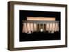 Abraham Lincoln Monument at Night, Washington DC-Zigi-Framed Photographic Print