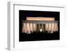 Abraham Lincoln Monument at Night, Washington DC-Zigi-Framed Photographic Print