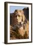 Abraham Lincoln on Mount Rushmore Memorial-Gutzon Borglum-Framed Premium Photographic Print