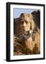 Abraham Lincoln on Mount Rushmore Memorial-Gutzon Borglum-Framed Premium Photographic Print
