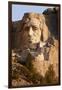 Abraham Lincoln on Mount Rushmore Memorial-Gutzon Borglum-Framed Premium Photographic Print