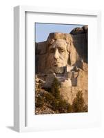 Abraham Lincoln on Mount Rushmore Memorial-Gutzon Borglum-Framed Photographic Print