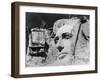 Abraham Lincoln on Mount Rushmore-null-Framed Photographic Print