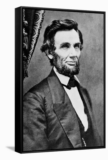 Abraham Lincoln Photograph-null-Framed Stretched Canvas