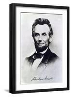 Abraham Lincoln, President of the USA, C1865-null-Framed Giclee Print