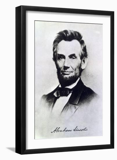 Abraham Lincoln, President of the USA, C1865-null-Framed Giclee Print