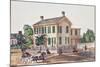 Abraham Lincoln's (1809-65) Residence-null-Mounted Giclee Print