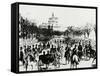 Abraham Lincoln's Arrival in Washington for His Investiture as President of the United States, 1861-null-Framed Stretched Canvas