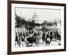 Abraham Lincoln's Arrival in Washington for His Investiture as President of the United States, 1861-null-Framed Giclee Print