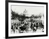 Abraham Lincoln's Arrival in Washington for His Investiture as President of the United States, 1861-null-Framed Giclee Print