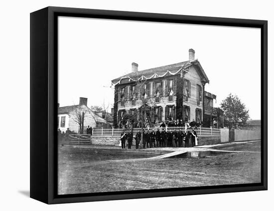 Abraham Lincoln's Home-S. M. Fassett-Framed Stretched Canvas