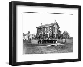 Abraham Lincoln's Home-S. M. Fassett-Framed Photographic Print