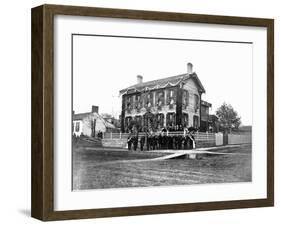 Abraham Lincoln's Home-S. M. Fassett-Framed Photographic Print