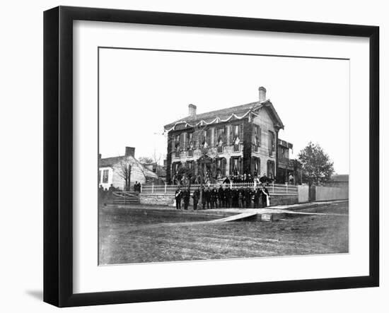 Abraham Lincoln's Home-S. M. Fassett-Framed Photographic Print