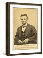 Abraham Lincoln's Last Portrait Sitting, 1865-Science Source-Framed Giclee Print