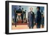 Abraham Lincoln's Prophetic Vision of His Own Death-null-Framed Giclee Print