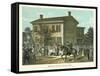 Abraham Lincoln's Return Home, C.1860-null-Framed Stretched Canvas