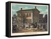 Abraham Lincoln's Return Home-null-Framed Stretched Canvas