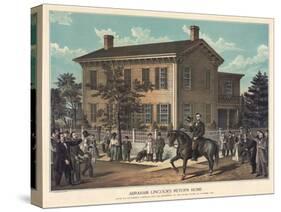 Abraham Lincoln's Return Home-null-Stretched Canvas