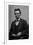 Abraham Lincoln Seated by Alexander Gardner-Alexander Gardner-Framed Photo