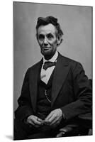 Abraham Lincoln Seated by Alexander Gardner-Alexander Gardner-Mounted Photo