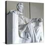 Abraham Lincoln Statue, Lincoln Memorial, Washington Dc, USA-robert cicchetti-Stretched Canvas