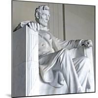 Abraham Lincoln Statue, Lincoln Memorial, Washington Dc, USA-robert cicchetti-Mounted Photographic Print