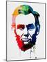 Abraham Lincoln Watercolor-Lora Feldman-Mounted Art Print