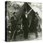 Abraham Lincoln with Allan Pinkerton and Major General John A. Mcclernand, 1862-Alexander Gardner-Stretched Canvas