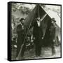 Abraham Lincoln with Allan Pinkerton and Major General John A. Mcclernand, 1862-Alexander Gardner-Framed Stretched Canvas