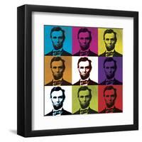 Abraham Lincoln-Celebrity Photography-Framed Art Print