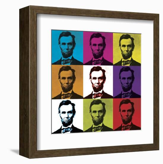 Abraham Lincoln-Celebrity Photography-Framed Art Print