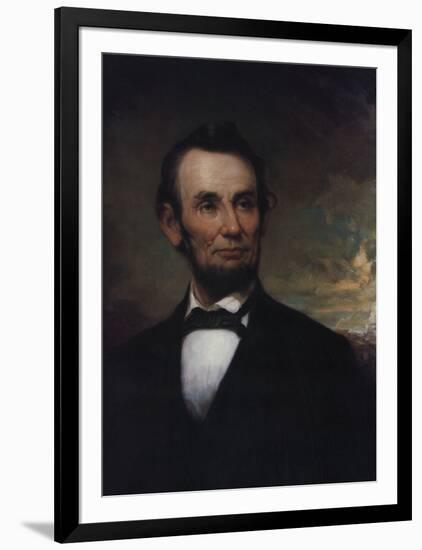 Abraham Lincoln-George Henry Story-Framed Art Print