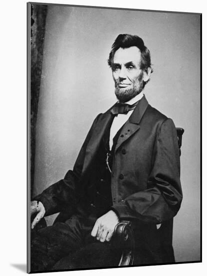 Abraham Lincoln-Mathew Brady-Mounted Photographic Print