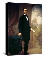 Abraham Lincoln-William F^ Cogswel-Stretched Canvas