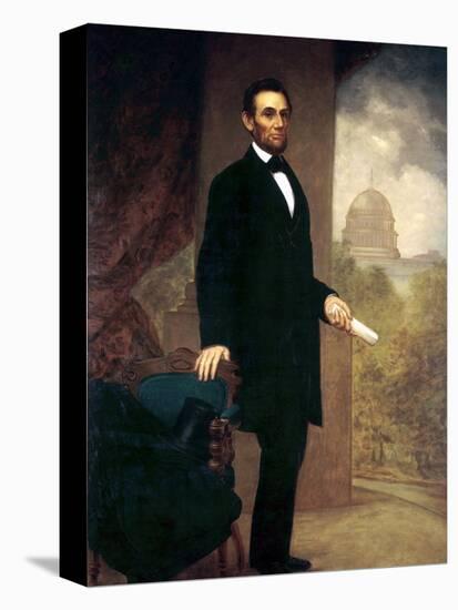 Abraham Lincoln-William F^ Cogswel-Stretched Canvas
