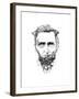 Abraham Lincoln-Octavian Mielu-Framed Art Print