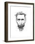 Abraham Lincoln-Octavian Mielu-Framed Art Print