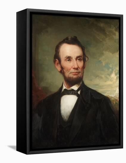 Abraham Lincoln-George Henry Story-Framed Stretched Canvas