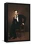 Abraham Lincoln-George Peter Alexander Healy-Framed Stretched Canvas