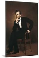 Abraham Lincoln-George Peter Alexander Healy-Mounted Art Print