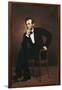 Abraham Lincoln-George Peter Alexander Healy-Framed Art Print