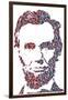 Abraham Lincoln-Cristian Mielu-Framed Art Print