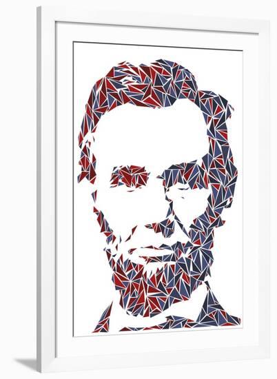 Abraham Lincoln-Cristian Mielu-Framed Art Print