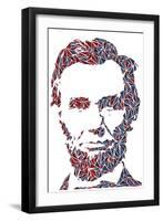 Abraham Lincoln-Cristian Mielu-Framed Art Print