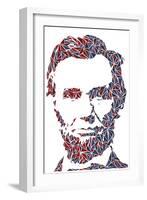 Abraham Lincoln-Cristian Mielu-Framed Art Print