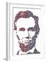 Abraham Lincoln-Cristian Mielu-Framed Art Print