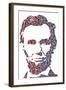 Abraham Lincoln-Cristian Mielu-Framed Art Print